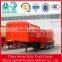 Flatbed Side Fence Drop Side Cargo Tandem Trailer