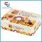 Square cookie tin box