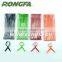 8mm*12cm per-cuted printed plastic tie clips