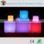 Commercial LED furniture /light up wireless led seatting cube light