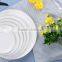 custom porous ceramic plates white porcelain serving dishes