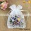 sheer organza mesh flower bag for cut flowers