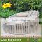 Outdoor sunbed fabric outdoor garden sofa round bed