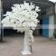 White wedding ornament fake blossom tree with silk flower decoration