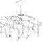 201 stainless steel cloth hanger/ laundry rack/folding clothes drying rack-24 hangers