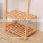 Solid beech Wood Coat Rack Hat Purse Display Stand with shoe bench entry way coat rack