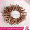 Natural material winter festival decorative Christmas candle ring wreaths decorative wreath