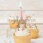 Gold Unicorn Candle Holder Kids Cute Party Decor