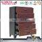 Safe luxury lockable nightstand drawer cabinet wicker drawer cabinet