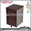 5 wheels Metal mobile pedestal professional office steel filling cabinet