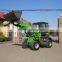 new type huizhong ZL-12 small wheel loader for sale HZM912 with bigger cabin space