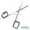 SEM0014 4-3/4'' Stain Polished Blades Square Handle Nose Hair Scissors