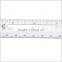 Kearing High Quality Transparent Sandwich Line T Sharped Draft Ruler 1.2mm Thick Plastic Rulers#T1204