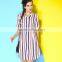 2015 Hot sale 100%cotton fabric casual dress tshirt dress