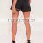 Custom Satin Boxer Shorts Women Plain Black Satin Highwaisted Shorts Wholesale