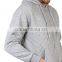 Mens Quilted Plain Hoodie Sweatshirt Winter Jacket