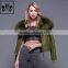 2017 Winter Newly Hot Selling Large Fluffy Real Raccoon Fur Collar Jacket Sheepskin Coat Women Genuine Sheep Leather Jacket