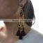 XP-TE-2130 fashion Cool Woman Design Earing 2017 Seed Bead Tassel Earring for promotional gifts