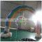 functional rainbow inflatable arch/customer new design inflatables as both arch and screen/hot inflatable arch screen
