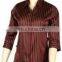 Women Office shirt design with strip