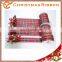 Red Plaid Christmas Ribbon For Christmas Stockings