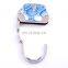 Factory Wholesale Jewelry Gentlewoman Bag Silver Plated Blue Bag Designs School Bag Hanger