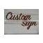 New design rust corten steel black steel signs