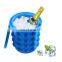 Silicone irlde genie ice bucket  Maker and ice cube for Saving Ice