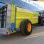 Tractor towing livestock animal organic manure fertilizer spreader truck made in China