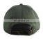Promotional Sample Free Olive Green Flat Embroidery Baseball Cap