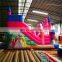 Movable princess pink inflatable kids play bouncy castle for sale