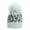 Amazon Hot Sale Women Men Different Color White Fashion Leopard-print Detachable Plush Ball Warm Knitted Hat Winter