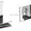 Two sides Stainless Steel Square shower Glass Clamp hardware bathroom fittings accessories