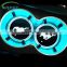 LED Car multicolor atmosphere light water coaster For Ford Mustang Universal Big Size Mustang Shelby GT sticker accessories