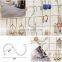 Cat-Face Shaped Metal Photo Hanging Display Wall Storage shelf Organizer with Hooks