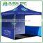 Custom Print Aluminum Folding Pagoda Tent 3x3m ( 10ft X 10 ft), printed canopy & valance, back wall&2 half side wall