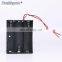 Factory price 1 2 3 4 Cell 18650 Battery Holder 26650 18650 lithium ion battery holder with wire leads