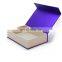 Custom high quality UV printing magnetic closure gift  lid packing box clothing packaging