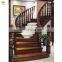 cable solid wood stair railing height ideas
