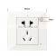 Smart Power One Outlet Receptacle Zigbee Wall Socket UK Small BMS System Zigbee Socket