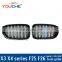 For BMW X3 X4 F25 F26 2015-2017 ABS front kidney grille