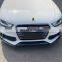 Бампер для автомобилей Audi A4, S4, RS4 с противотуманными фарами. Комплект кузова для автомобилей Audi A4, S4 с решеткой радиатора. Передний бампер для Audi A4, S4 2013, 2014, 2015, 2016 годов