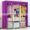 portable modern bedroom furniture foldable baby children adult closet cabinet storage organizer fabric wardrobe