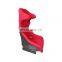 Red Suede leather Foam Adjustable racing car chair