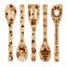 Christmas cooking utensils Manufacturer China twinkle bamboo wood spoon set cooking utensil wholesale kitchen cooking tools