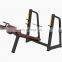 Commercial horizontal and inclined bench press gym dedicated weightlifting bed and barbell comprehensive training device