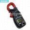 Allosun Handheld clamp meter digital  AC DC Volt AC Amp OHM LCD Audible Diode Tester Portable Handheld Clamp Multimeter