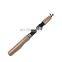 fishing rod glass fibre fishing rod wood handle one piece