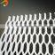 Metallic furniture White powder coated aluminum expanded metal