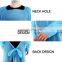 Disposable Clothes Isolation Gown waterproof CPE Gown with thumb loop